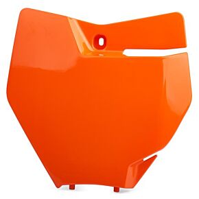 POLISPORT Front Number Plate Orange