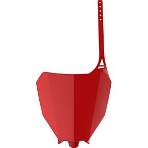 POLISPORT Front Number Plate Red