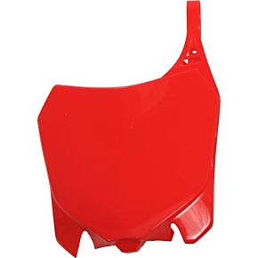 POLISPORT Front Number Plate Red