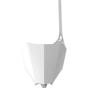 POLISPORT Front Number Plate White