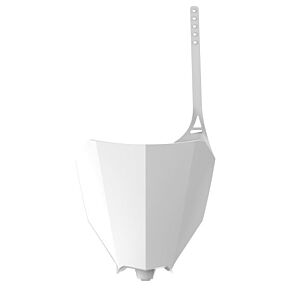 POLISPORT Front Number Plate White