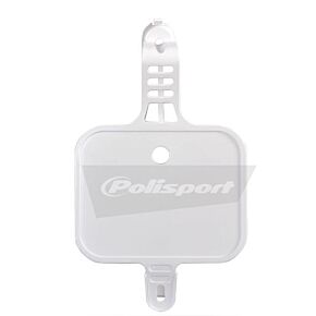 POLISPORT Front Number Plate White