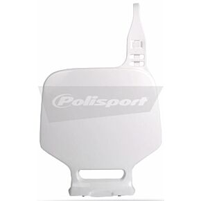 POLISPORT Front Number Plate White