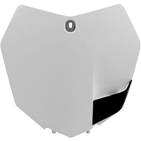 POLISPORT Front Number Plate White