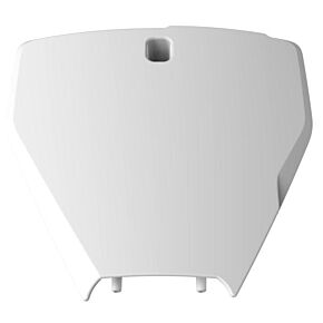 POLISPORT Front Number Plate White