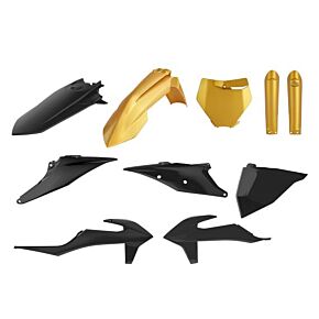 POLISPORT Full Plastic Kit Ktm Gold/black