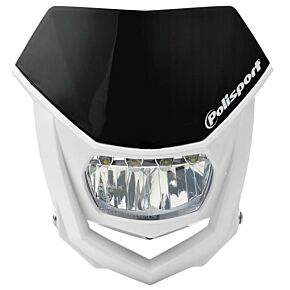 POLISPORT Halo Headlight Black/led Bulbs