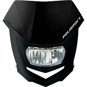 POLISPORT Halo Headlight Led Black/black