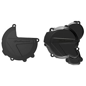 POLISPORT Kit Clutch + Ignition Black Ktm/hus