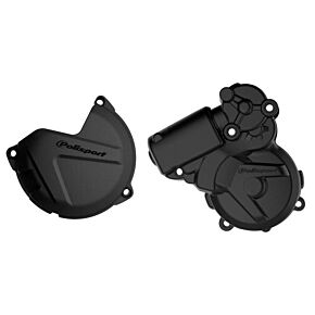 POLISPORT Kit Clutch + Ignition Black Ktm/hus