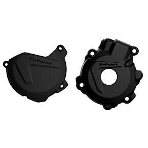 POLISPORT Kit Clutch + Ignition Black Ktm/hus