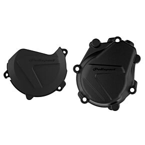 POLISPORT Kit Clutch + Ignition Black Ktm/hus
