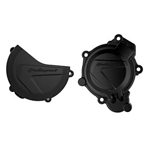 POLISPORT Kit Clutch + Ignition Black Ktm/hus