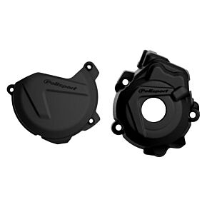 POLISPORT Kit Clutch + Ignition Black Ktm/hus