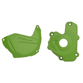 POLISPORT Kit Clutch + Ignition Green Kaw
