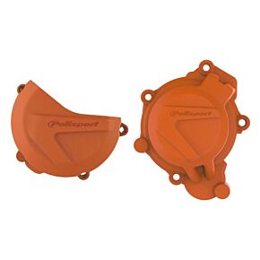 POLISPORT Kit Clutch + Ignition Orange Ktm/hus