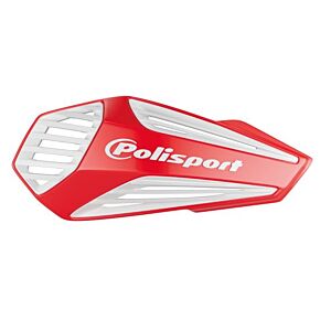 POLISPORT Mx Air Handguards Red/white