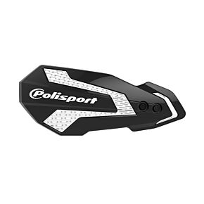 POLISPORT Mx Flow Handguards Black/white