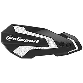 POLISPORT Mx Flow Handguards Black/white