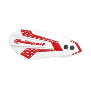 POLISPORT Mx Flow Handguards White/red Hon