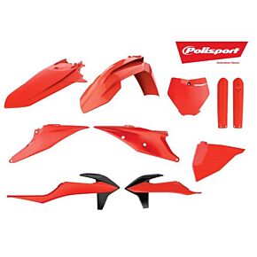 POLISPORT Plastic Body Kit Flo Orange