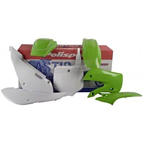 POLISPORT Plastic Body Kit Green/white