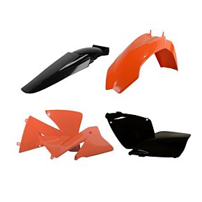 POLISPORT Plastic Body Kit Ktm Orange/black