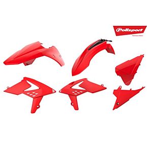 POLISPORT Plastic Body Kit Red
