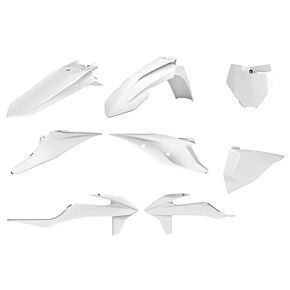 POLISPORT Plastic Body Kit White Ktm