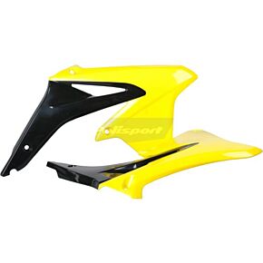 POLISPORT Radiator Shroud Black/yellow