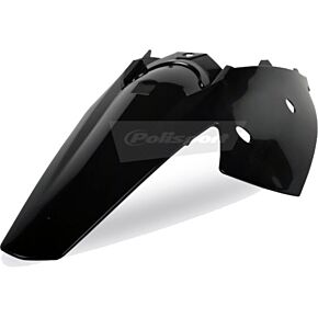 POLISPORT Rear Fender W/panel Black