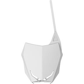 POLISPORT Restyle Front Number Plate White