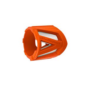 POLISPORT Silencer Protector 340-400mm 13.4-15.7 In. Orange Eb