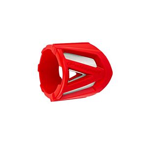 POLISPORT Silencer Protector 340-400mm 13.4-15.7 In. Red