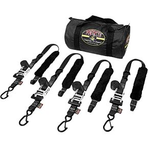 POWERTYE Fat Strap Trailer Kit Black 1.5"x6.5'