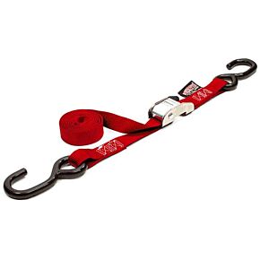 POWERTYE Tie-down Cam S-hook 1"x144" Red Each