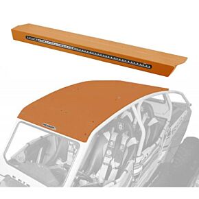 PRO ARMOR Asylum Rear Wing W/ Lightbar Orange Rust Metallic