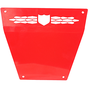 PRO ARMOR Front Race Skid Plate Red Pol