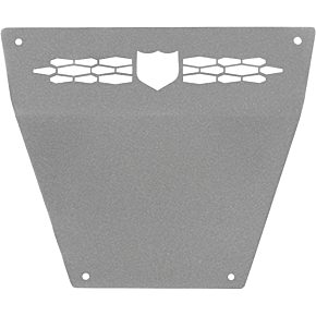 PRO ARMOR Front Race Skid Plate Sparkle Silver Metallic Pol