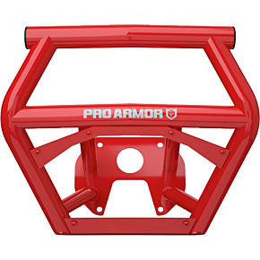 PRO ARMOR Front Sport Bumper Red Pol