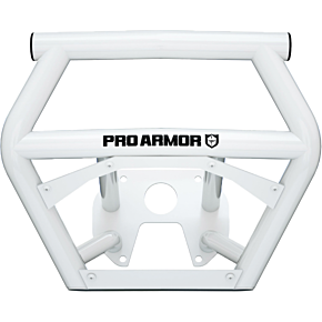 PRO ARMOR Front Sport Bumper White Pol