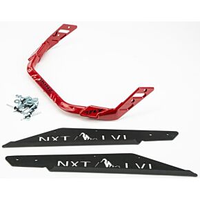 PRO ARMOR Nxt Lvl Rear Bumper Black/red Pol