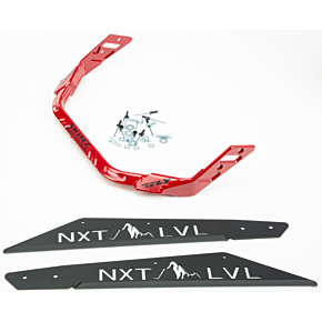PRO ARMOR Nxt Lvl Rear Bumper Black/red Pol