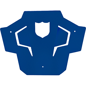 PRO ARMOR Rear Sport Bumper Skid Plate Blue Pol