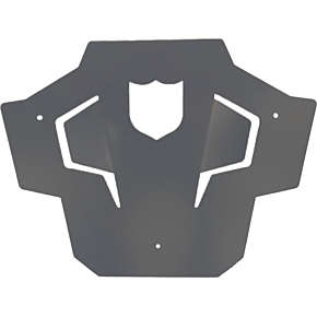 PRO ARMOR Rear Sport Bumper Skid Plate Titanium Metallic