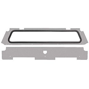 PRO ARMOR Rear Windshield Sparkle Silver Metallic