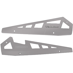 PRO ARMOR Rock Sliders Ghost Grey Pol
