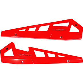 PRO ARMOR Rock Sliders Red Pol