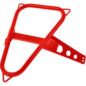 PRO ARMOR Spare Tire Mount Red Pol