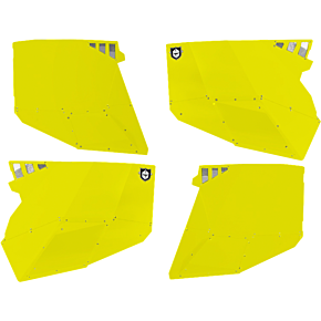 PRO ARMOR Stealth Door Alluminum Skins Lime Squeeze Pol